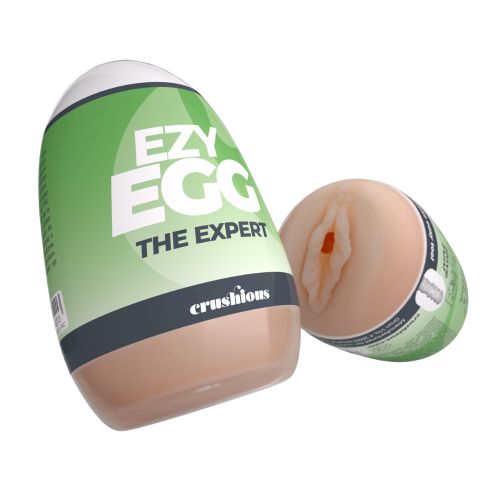 Мастурбатор-яйце вагіна реалістичний тілесний CRUSHIOUS EZY EGG THE Expert