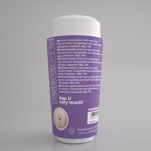 Мастурбатор анус в виде стаканчика кофе с крышкой телесный CRUSHIOUS FAPPUCINO 