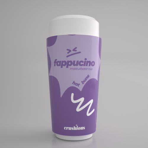 Мастурбатор анус в виде стаканчика кофе с крышкой телесный CRUSHIOUS FAPPUCINO 