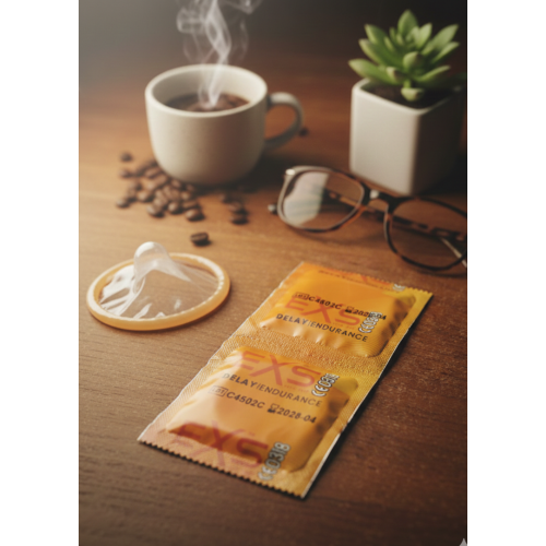 Презерватив пролонгирующим эффектом для продолжения полового акта и предотвращения преждевременной эякуляции EXS Delay Endurance 1 штука