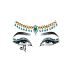 Украшения для лица и тела с драгоценностями Клеопатры Leg Avenue Cleopatra face jewels sticker Оne size
 Украшения для лица и тела с драгоценностями Клеопатры Leg Avenue Cleopatra face jewels sticker Оne size