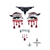Маска вампира БДСМ из страз разного цвета Leg Avenue Vampire Rhinestone Stick On Jewels 