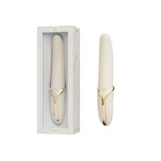 Вібратор універсальний з функцією нагрівання та імітацією лизання язичка білий Zalo Eve Sakura