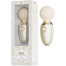 Смарт вібромасажер мікрофон кремового кольору Zalo AVA