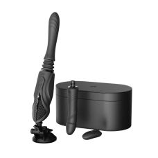 Премиальная смарт секс машина с функцией подогрева черная ZALO SESH 