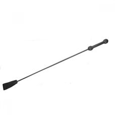 Стек для телесных наказаний с хлопушкой черный Leather