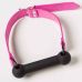 Кляп для рта в виде косточки Silicone Luxury Fetish Pink & Black Кляп для рта в виде косточки Silicone Luxury Fetish Pink & Black
