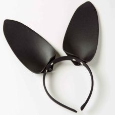 Ободок c ушками Озорная Зайка чёрный