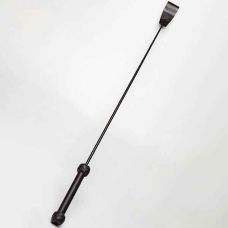 Стек кожаный черный для БДСМ Leather Turkish Head Knot