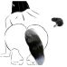 Анальна пробка з хвостом Єнот Raccoon Tail M Анальна пробка з хвостом Єнот Raccoon Tail M