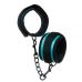Наручники из искуственной кожи бирюзовые Loveshop Luxury Fetish CUFFS