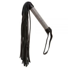 Батіг флогер зі стразами Loveshop Leather Diamond