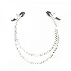 Зажимы для сосков c двойной цепочкой Loveshop Double Chain