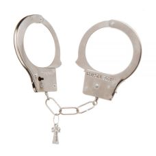 Наручники легкий метал для рольових костюмів Loveshop Silver Hands