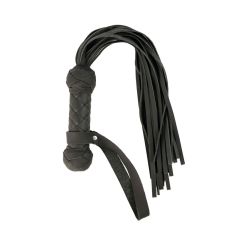 Мини плетка флоггер модель Flog1 Loveshop натуральная кожа ручная работа