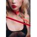 Нашийник із повідцем БДСМ чорного кольору ручної роботи Loveshop модель Ch4 1