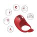 Эрекционное виброкольцо красного цвета Foxshow Vibrator ring Эрекционное виброкольцо красного цвета Foxshow Vibrator ring