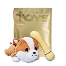 Вібратор вагінальний для зони G TOYS+ кейс-песик шіба-іну Friday Bae