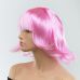 Парик каре с челкой с розовыми волосами Fetish Hair длина 250 мм