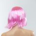 Парик каре с челкой с розовыми волосами Fetish Hair длина 250 мм
