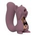 Вибратор вакуумный для клитора в форме белочки фиолетовый Sweet Em 