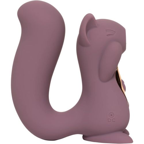 Вибратор вакуумный для клитора в форме белочки фиолетовый Sweet Em 