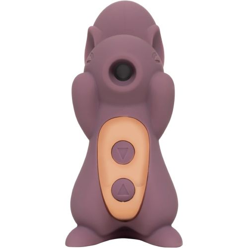 Вибратор вакуумный для клитора в форме белочки фиолетовый Sweet Em 