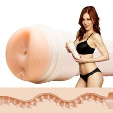 Мастурбатор в колбе анус порноактрисы Maitland Ward  бежевого цвета Fleshlight