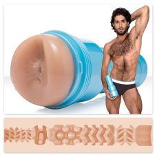 Мастурбатор в колбе анус из киберкожи порноактрера Diego Sans телесного цвета Fleshlight