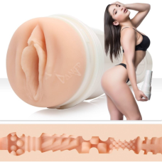 Мастурбатор в колбе вагина порноактрисы Abella Danger бежевого цвета Fleshlight