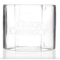 Адаптер для з'єднання 2х мастурбаторів прозорого кольору Fleshlight