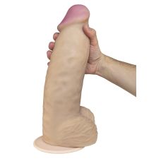 Большой фаллоимитатор 27 см/8,6 см реалистичный EGZO ГИГАНТ на присоске из Киберкожи
