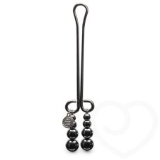 Зажим на клитор с бусинками Fifty Shades Darker для БДСМ-игр