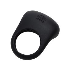 Эрекционное виброкольцо черного цвета Fifty shades of grey Sensation rechargeable vibrating love ring