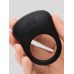 Эрекционное виброкольцо черного цвета Fifty shades of grey Sensation rechargeable vibrating love ring