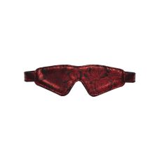 Маска на глаза БДСМ из искусственной кожи черно красного цвета Fifty Shades of Grey Sweet Anticipation Blindfold