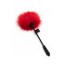 Щекоталка на палочке БДСМ красного цвета Fifty Shades of Grey Sweet Anticipation Faux Feather Tickler