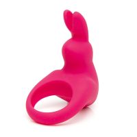 Эрекционное виброкольцо розового цвета Fifty shades of grey Happy rabbit rechargeable cock ring