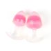 Люмінесцентна анальна пробка силіконова з кулькою всередині рожева UNIVIBE