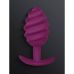 Анальная пробка рельефная фиолетовая Gvibe Gplug Twist 2 Анальная пробка рельефная фиолетовая Gvibe Gplug Twist 2