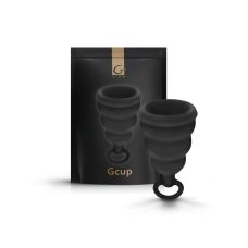 Менструальна чаша чорного кольору Gvibe Gcup розмір S