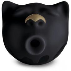 Вакуумний стимулятор клітора у формі кота силіконовий чорний Gvibe Gcat