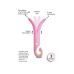 Вібратор для різних зон для пар з підсвічуванням рожевий Gvibe3
