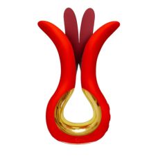 Подвійний універсальний вібратор для пар червоний Gvibe MAXI