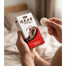 Презервативи натуральний латекс із ароматом шоколаду OLO Chocolate упаковка 10 штук