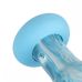 Анальна пробка скляна блакитного кольору Gildo Ocean Curl Glass Butt plug Анальна пробка скляна блакитного кольору Gildo Ocean Curl Glass Butt plug