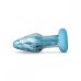 Анальна пробка скляна блакитного кольору Gildo Ocean Curl Glass Butt plug Анальна пробка скляна блакитного кольору Gildo Ocean Curl Glass Butt plug