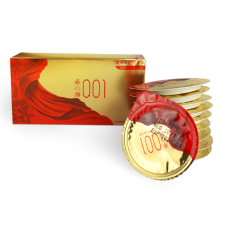 Презерватив латексний з подовжуючим ефектом OLO RedGold 1шт