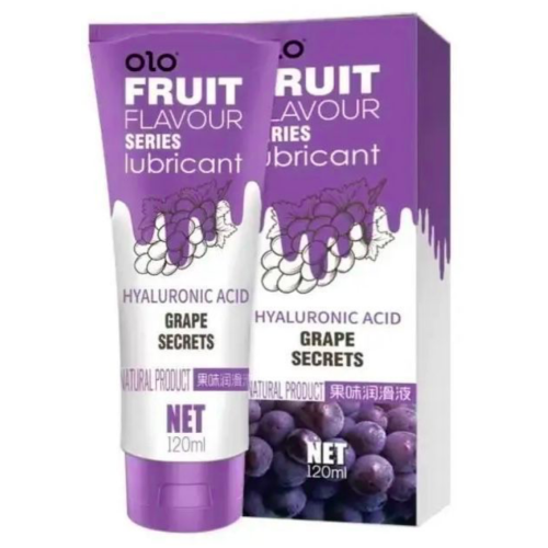 Лубрикант на водній основі з ароматом стиглого винограду OLO Fruit Flavour Series Grape Secrets 120 мл