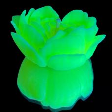 Свеча низкотемпературная люминесцентная салатовая GlowKink размер М
